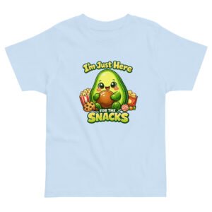 I'm Just Here For The Snacks Toddler jersey T-Shirt