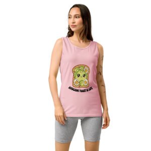 Avocado Toast is Life Unisex tank top