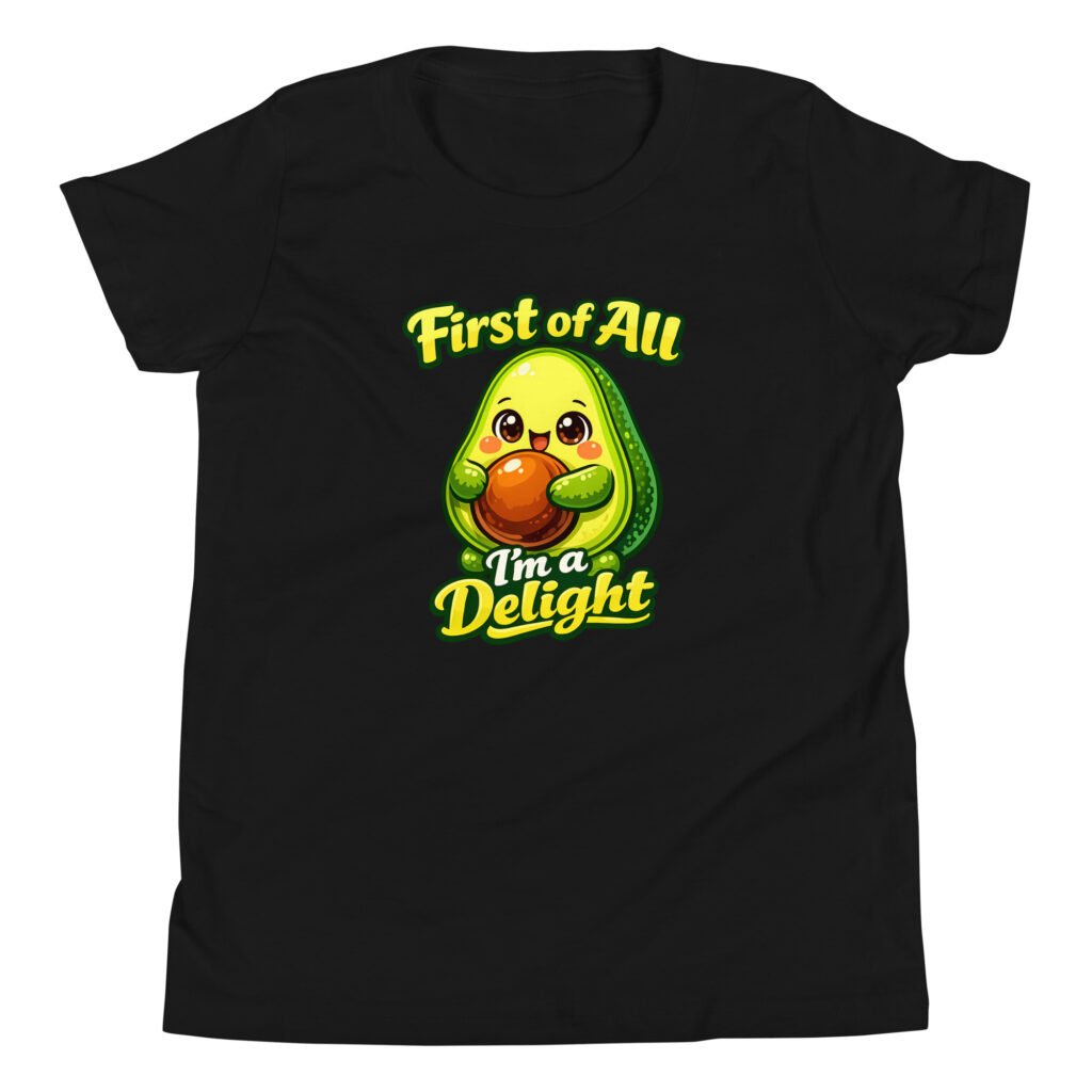 First Of All I'm A Delight Youth Short Sleeve T-Shirt