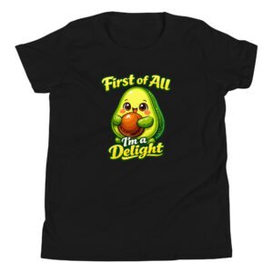 First Of All I'm A Delight Youth Short Sleeve T-Shirt